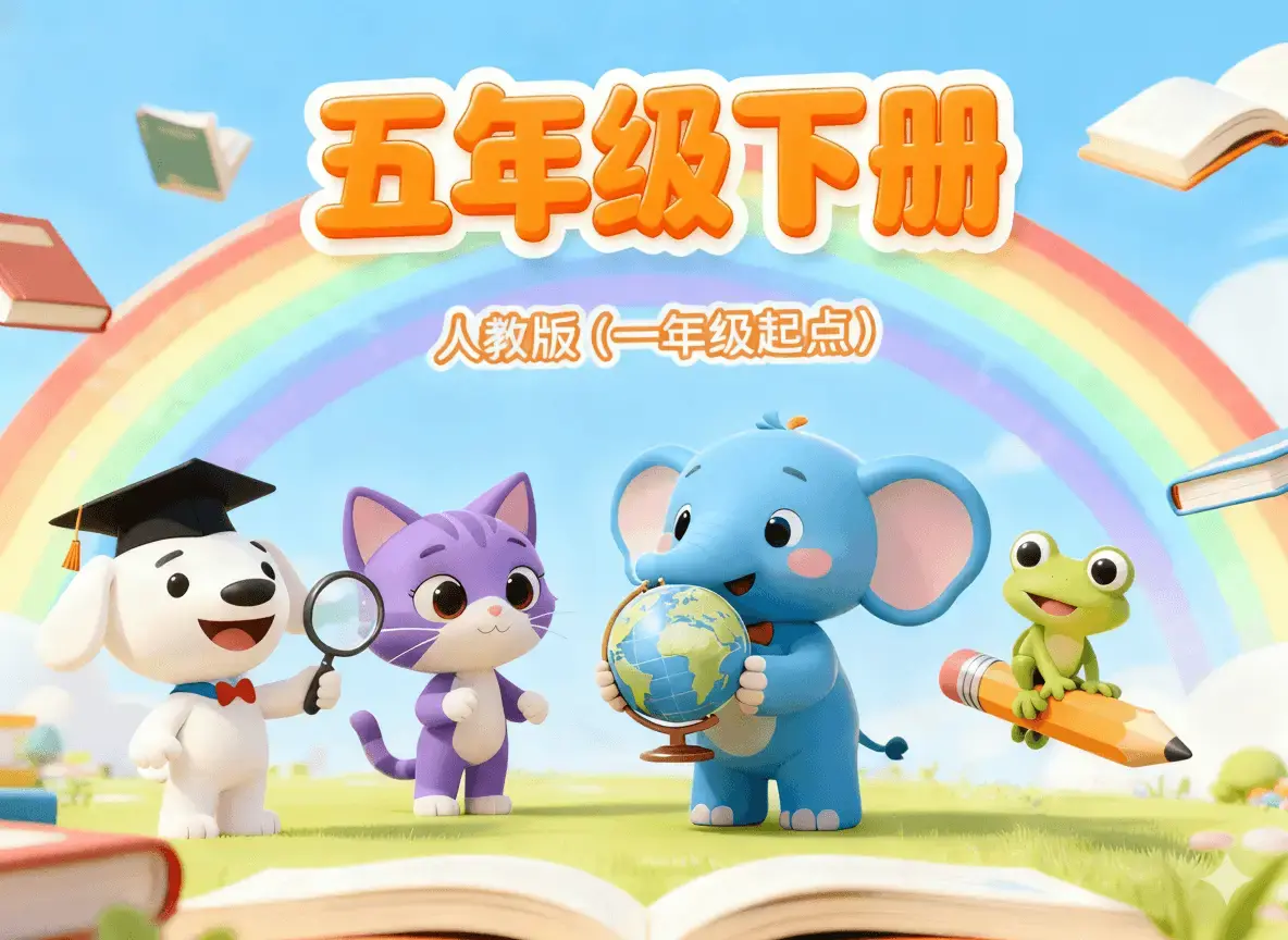 人教版(一年级起点)五年级下册(单词)
