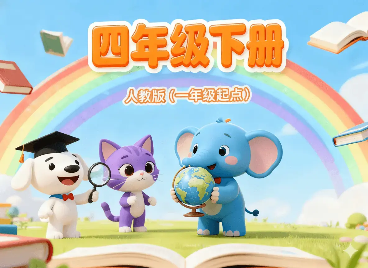 人教版(一年级起点)四年级下册(单词)