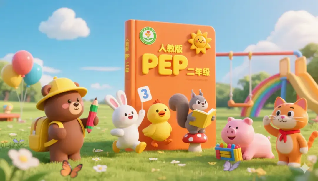 人教版PEP二年级上册(单词)