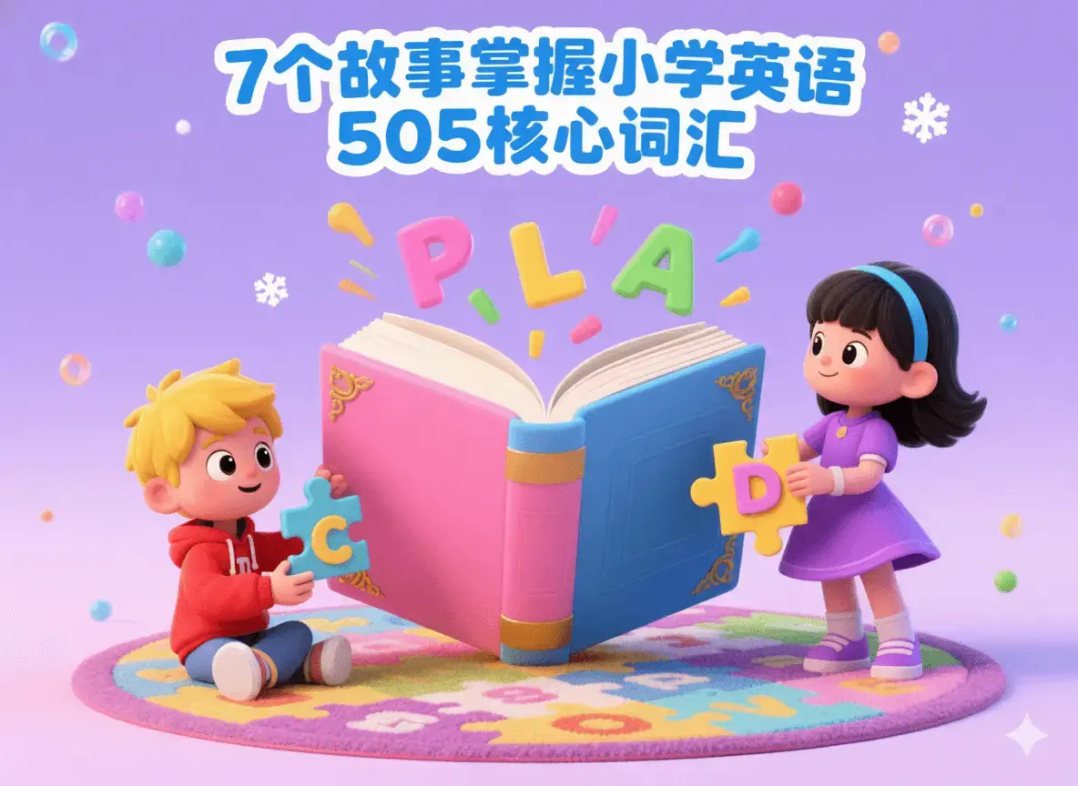 7个故事掌握小学英语505核心词汇