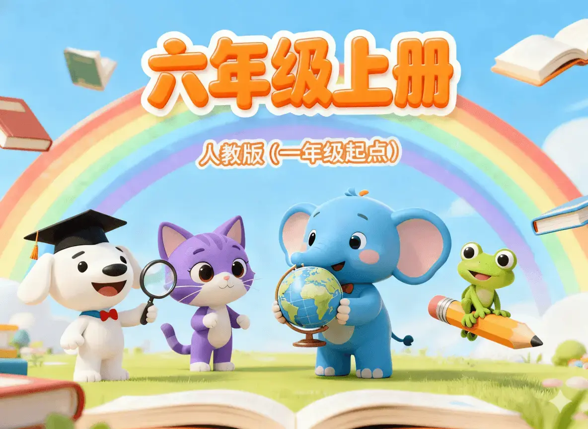 人教版(一年级起点)六年级上册(单词)