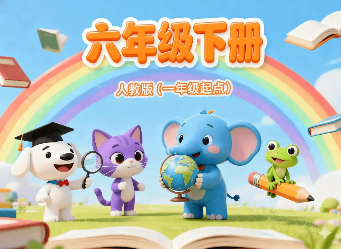 人教版(一年级起点)六年级下册(单词)
